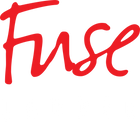 From Fuse Ladder logo, "Fuse" in red cursive font