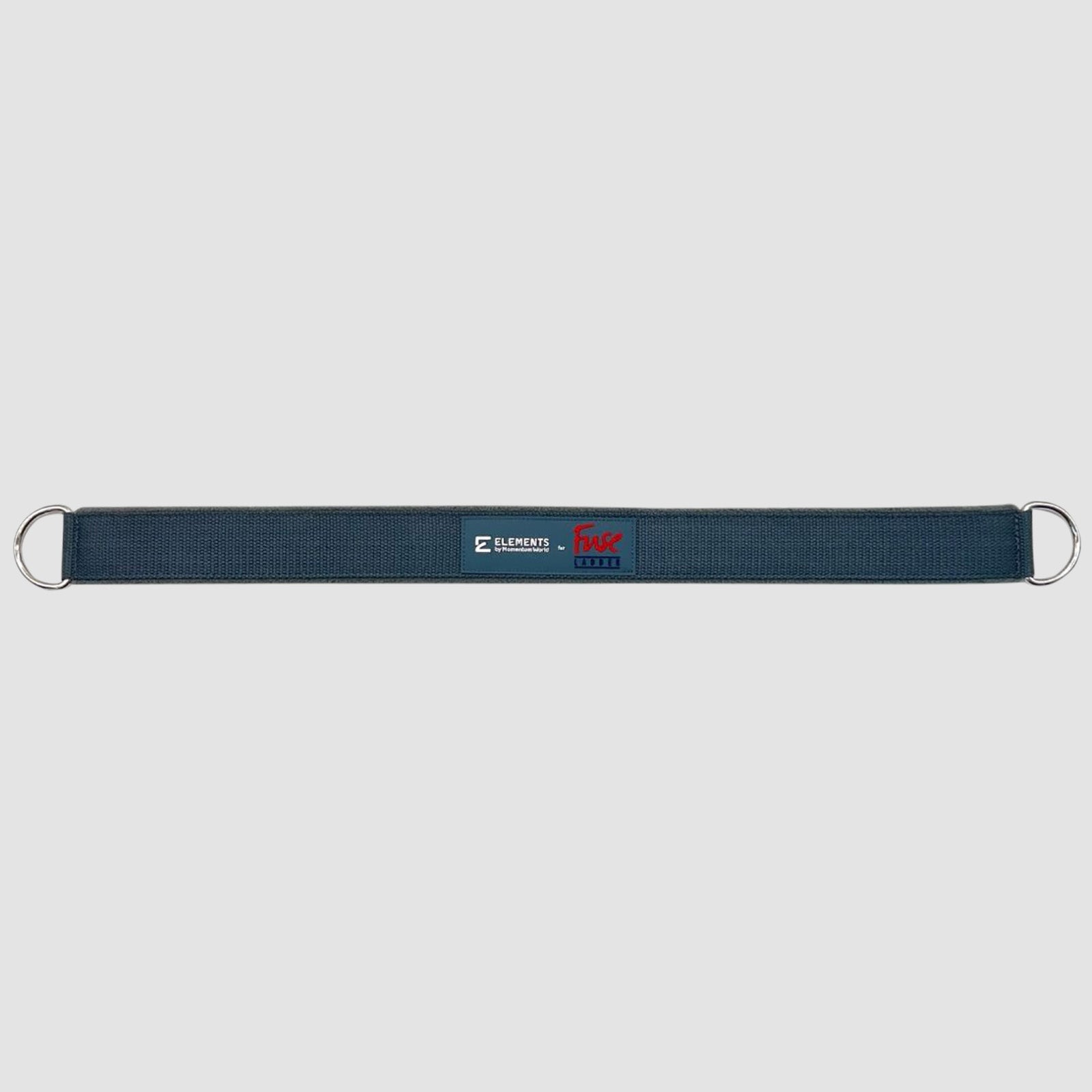 The Fuse Ladder connector strap with d-rings links pilates tower springs together to increase weight training resistance.